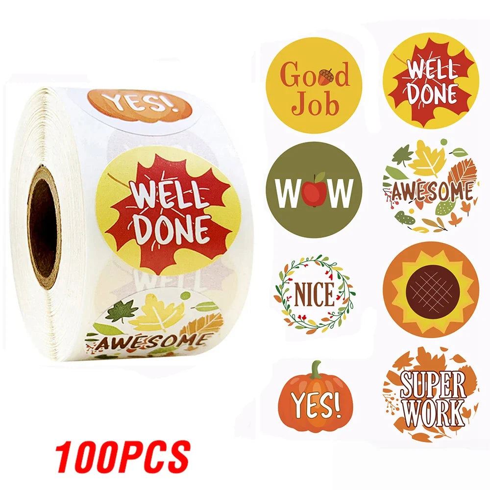 100-500pcs Animals Cartoon Stickers for Kids Toys Sticker Various Cute Designs Pattern School Teacher Reward Sticker (ONLINE ORDER ONLY)