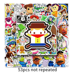 50Pcs MINISO Cartoon Waterproof Vinyl Stickers for Skateboard Snowboard Decal (ONLINE ORDER ONLY)