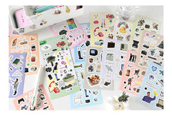 20 Sheets Future Expectation Series Stickers Book Scrapbooking Journal Creative Stationery DIY Decorative Stickers Aesthetic (ONLINE ORDER ONLY)