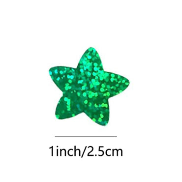 100-500Pcs Holographic Color Gold Star Stickers for Kids Reward Foil Star Stickers Labels for Wall Crafts Classroom Supplies (ONLINE ORDER ONLY)