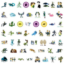 Wild Kratts Stickers 55pcs - Cartoon, Luggage, Phone, Skateboard, Computer, Refrigerator Decor (Online Order Only)