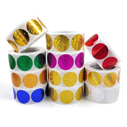 100-500pcs Colorful Sticker Birthday Wedding Party Decor Gift Seal Labels Envelope Invitation Letter Seal Sticker Baking Sticker (Online Order Only)