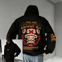 Chopper Graphic Hoodie: One Piece Oversized Anime Sweatshirt (ONLINE ORDER ONLY)