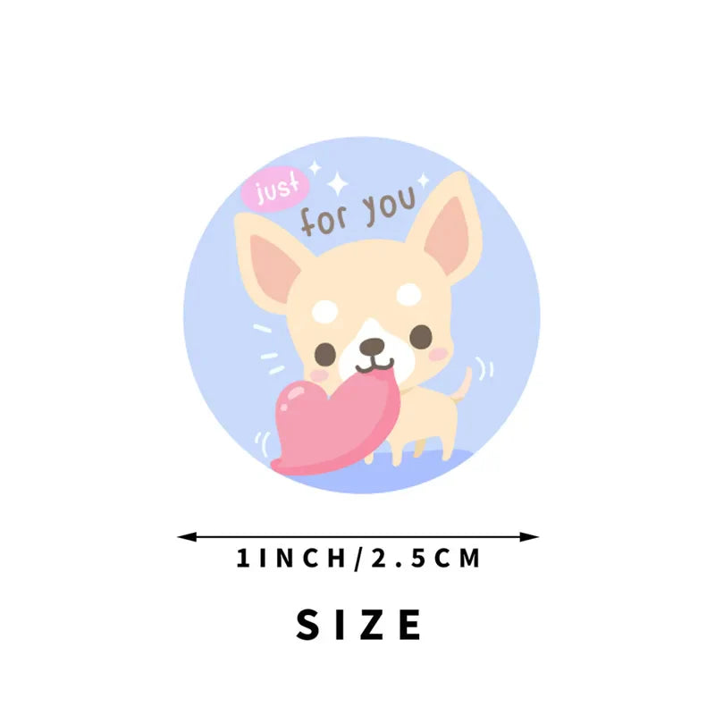 100-500pcs Cartoon Animal Reward Stickers for Kids Cute Gift Decor Stickers Labels School Encourage Children Stationery Stickers (Online Order Only)