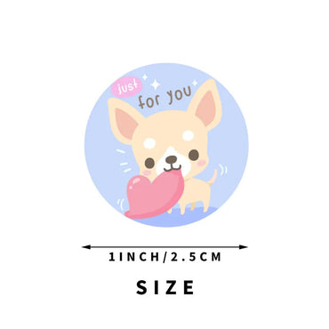 100-500pcs Cartoon Animal Reward Stickers for Kids Cute Gift Decor Stickers Labels School Encourage Children Stationery Stickers (Online Order Only)