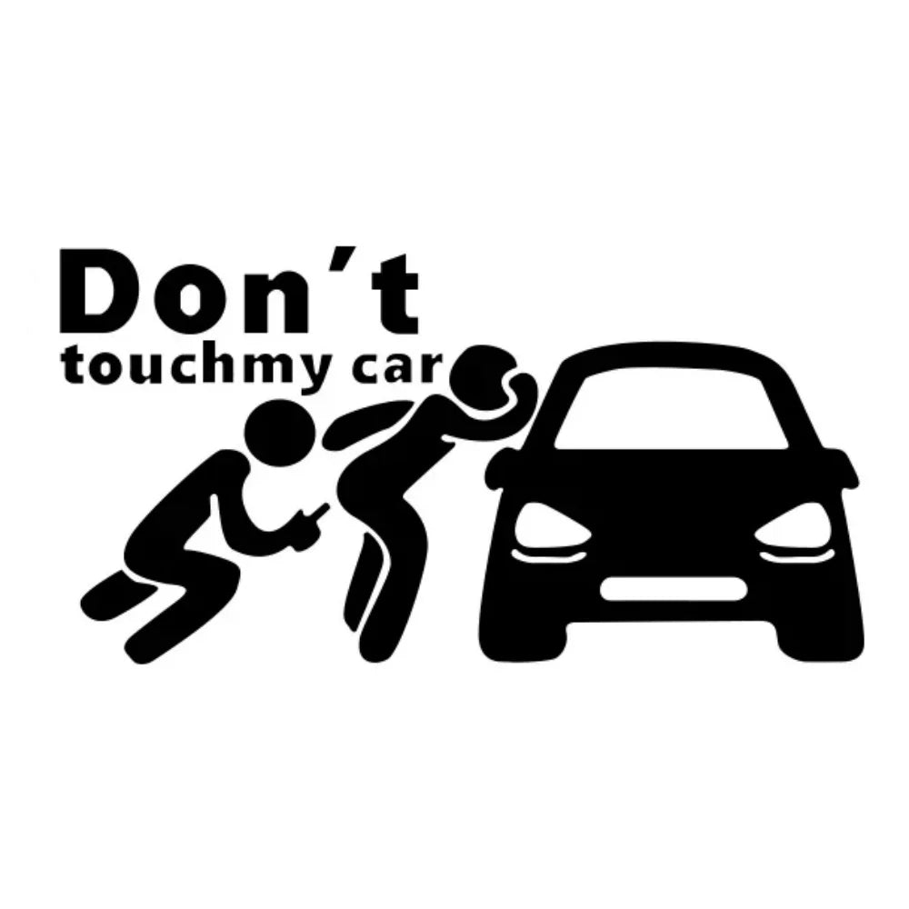 Don't Touch My Car  Decor Sticker Automobile Truck SUV Rear Windscreen Door Side Vinyl Decal Tuning Auto Accessories Car Sticker (ONLINE ORDER ONLY)