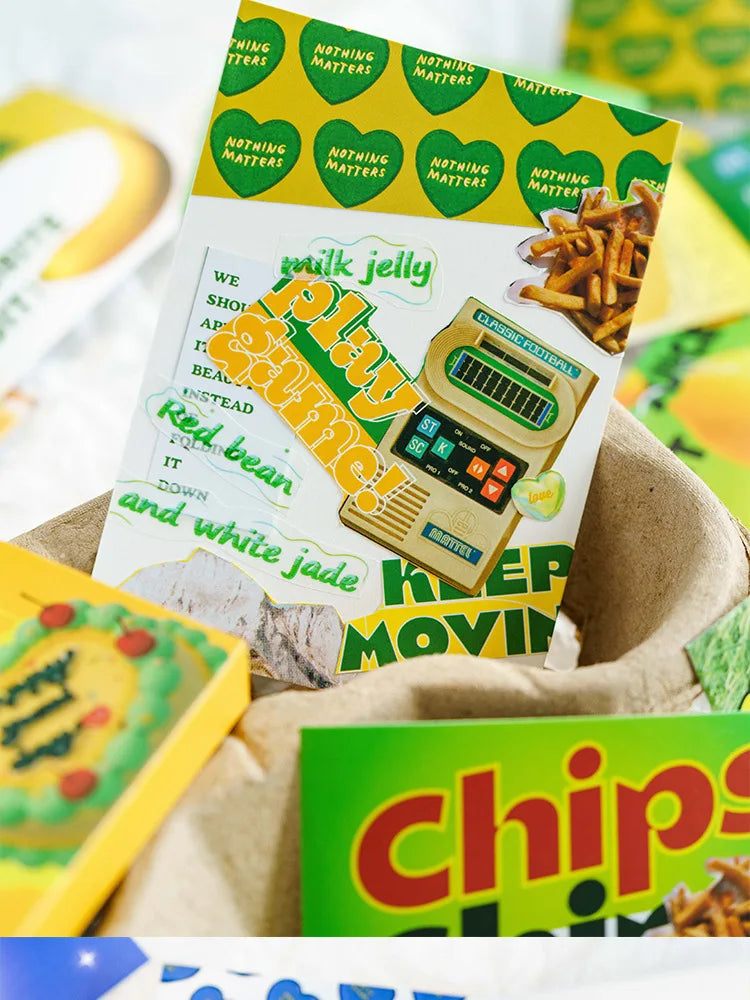 40/60Pcs/box Retro Girls House Series Sticker Hand Account DIY Album Decoration Scrapbooking Stickers Kawaii Korean Stationery (ONLINE ORDER ONLY)