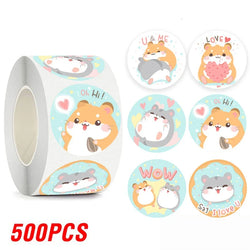 100-500pcs  Cute Reward Stickers Animal Sticker for Kid Classic Toy Gift Decor School Teacher Encouragement Sticker (ONLINE ORDER ONLY)