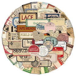 10/30/60pcs Europe and America Retro Label Stickers Vintage Decals Laptop Motorcycle Phone Travel Luggage Waterproof Sticker Toy (Online Order Only)