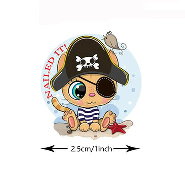 100-500PCS Cartoon Reward Sticker 8 Style Pattern Toys Label School Teacher Reward Stickers Animals Cartoon Scrapbook Decoration (Online Order Only)