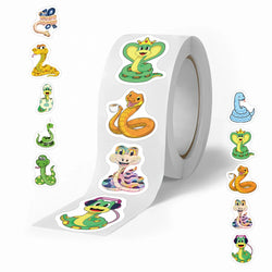 500pcs/roll Kids Stationery Stickers Birthday Party Back ground Fruits Balloon Happy Banner Refrigerator Vegetable Stickers Toys (Online Order Only)