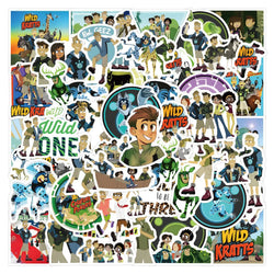 Wild Kratts Animal Brothers Stickers - 10/30/55PCS for Phone, Laptop, Luggage, Skateboard, Kids Toy (Online Order Only)