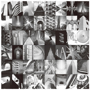 10/30/52pcs Black White Art Cool City Stickers Decal Laptop Phone Guitar Luggage Skateboard Car Waterproof Funny Sticker Kid Toy (Online Order Only)