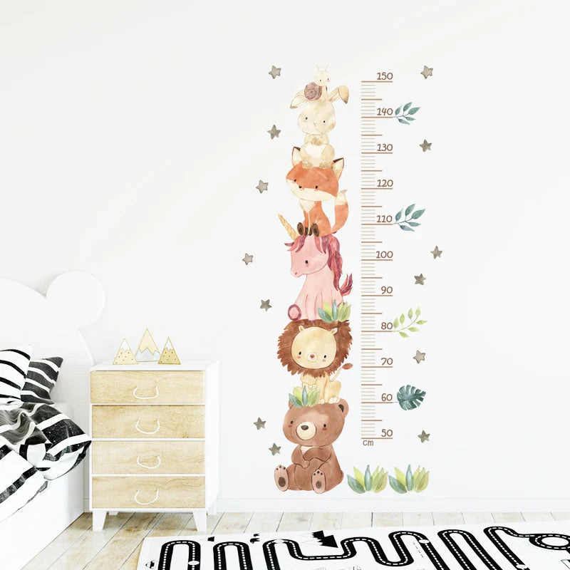Watercolor Cartoon Animals Wall Stickers (ONLINE ORDER ONLY)