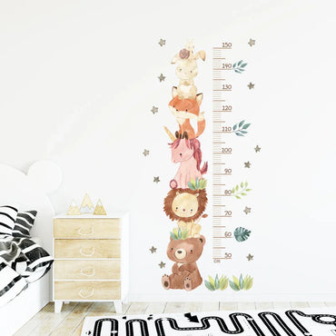 Watercolor Cartoon Animals Wall Stickers (ONLINE ORDER ONLY)