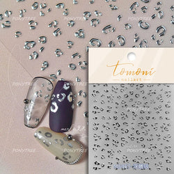 Gold Silver Line Irregular Shape Shiny Rhinestone 5D Bronzing Soft Relief Self Adhesive Nail Art Stickers Nail Decoration Decals (ONLINE ORDER ONLY)