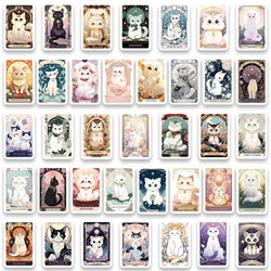 78pcs Cute Cartoon Cats Tarot Card Stickers (Online Order Only)