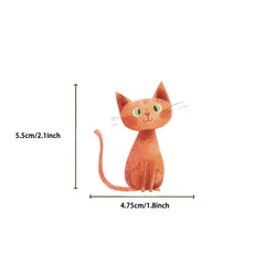 50pcs Cute Childrens Book Paintings Stickers Vinyl Waterproof Stickers for Kids Toy Animals Decals for Loptop Water Bottle Phone (ONLINE ORDER ONLY)