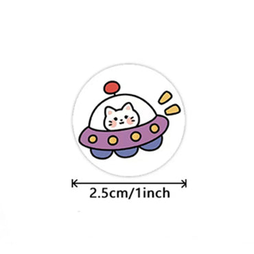 100-500pcs Children Reward Encouragement Sticker Cartoon Cute Sticker Birthday/holiday Party Gift Packaging Sealing Decor Lables (ONLINE ORDER ONLY)