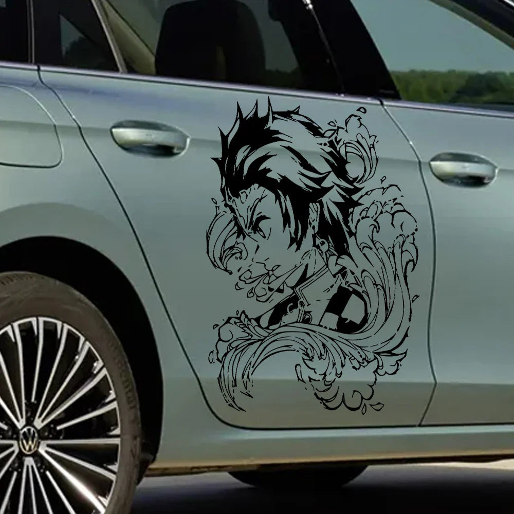 Japanese Anime Car Sticker Individual Decoration Door Donnet External Parts Waterproof Die-Cutting PVC Vinyl Decals (ONLINE ORDER ONLY)