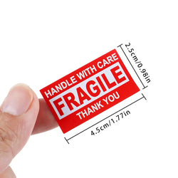250Pcs/roll  Fragile Warning Label Stickers Please Handle With Care Keep Goods Care Shipping Express Adhesive Special Label (ONLINE ORDER ONLY)