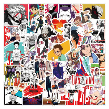 10/30/55PCS DANDADAN Cartoon Stickers Caricature Graffiti Sticker Scrapbook Luggage Laptop Guitar Car Bike Decals Funny Kids Toy (ONLINE ORDER ONLY)