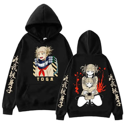 Himiko Toga Hoodie: Oversized MHA Anime Fleece 2026 (ONLINE ORDER ONLY)