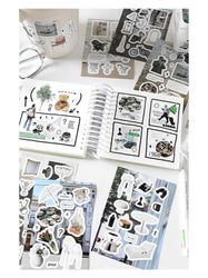 20 Sheets Future Expectation Series Stickers Book Scrapbooking Journal Creative Stationery DIY Decorative Stickers Aesthetic (ONLINE ORDER ONLY)