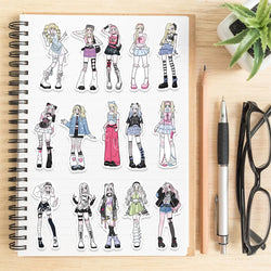 10/30/50PCS INS Spicy Girl Cartoon Stickers Sexy Girl Graffiti Laptop Phone Guitar Bike Skateboard Scrapbook Waterproof Decals (ONLINE ORDER ONLY)