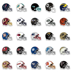 10/30/50PCS Rugby Hat Cartoon Stickers Waterproof notebook Luggage Suitcase Graffiti DIY Sticker kid toy (ONLINE ORDER ONLY)
