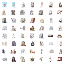 10/30/55PCS Cartoon Anime Frieren: Beyond Journey's End Sticker The Buried Florian Graffiti Decorative Water Glass Decal Toy (ONLINE ORDER ONLY)
