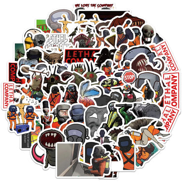Lethal Company Cartoon Graffiti Stickers for Snowboard Laptop Luggage Car Fridge Vinyl (ONLINE ORDER ONLY)