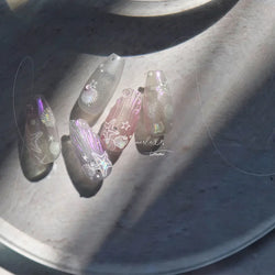Summer Beach Ocean Shell Starfish Clams Conch Stars Sea Bubble Seasnail Soft Relief Decoration Nail Art Stickers Manicure Decals (ONLINE ORDER ONLY)
