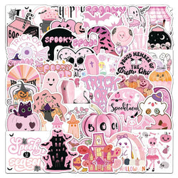 Cute Cartoon Halloween Stickers Pack - Kawaii Decals for Laptop, Fridge, Phone Decoration (ONLINE ORDER ONLY)
