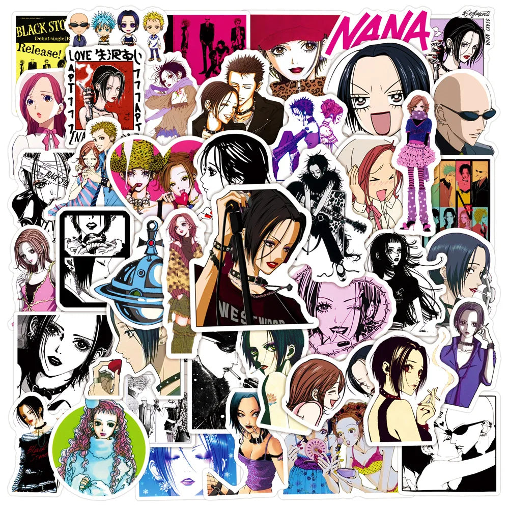 Anime NANA Stickers 10/30/50PCS Waterproof Decals for Phone Laptop Stationery (ONLINE ORDER ONLY)