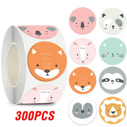 100-500pcs  Cute Reward Stickers Animal Sticker for Kid Classic Toy Gift Decor School Teacher Encouragement Sticker (ONLINE ORDER ONLY)
