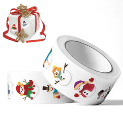 100-500pcs Heterotypic Christmas Snowmans Stickers DlY Gift Holiday Christmas Party Decoration Labels Stationery Stickers (ONLINE ORDER ONLY)