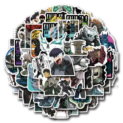 Kaiju No. 8 Anime Stickers (50pcs) for Luggage, Water Cup, Phone, Laptop, Scooter, Refrigerator Decoration (ONLINE ORDER ONLY)
