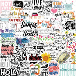 Cartoon Inspirational Motivational Stickers for Notebook Laptop Diary 10/30/50PCS (ONLINE ORDER ONLY)