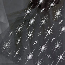 Gold Silver Star Laser Pink Colorful Glitter Starlight Sparkle Rhinestones Relief Nail Art Decorations Stickers Manicure Decals (ONLINE ORDER ONLY)