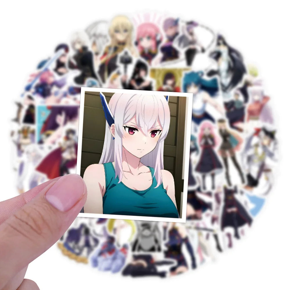 10/30/50PCS Chained Soldier Cartoon Stickers Cute Girl Sticker Waterproof Kids Toy Laptop Phone Luggage Car Bike Anime Graffit (ONLINE ORDER ONLY)