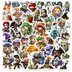 MapleStory Cartoon Stickers Pack for Laptop, Phone, Car, Scooter, and More (ONLINE ORDER ONLY)