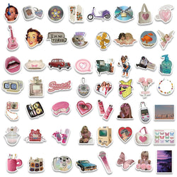 10/30/65PCS Y2K Girls Harajuku Cartoon Stickers Aesthetic Graffiti Toys For Kids DIY Motorcycle Scrapbook Phone Bike Wall Decals (ONLINE ORDER ONLY)