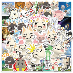 50pcs Kawaii Cat Cartoon Sticker Waterproof Decal for Laptop Bike Fridge Car (ONLINE ORDER ONLY)