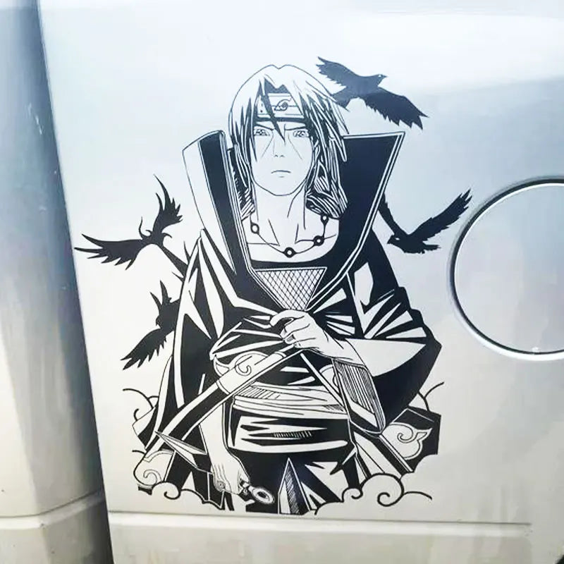 Japanese Anime Sticker For Car Stickers External Accessories Cartoon Racing Style Decorative Side Hood PVC Vinyl Decals (ONLINE ORDER ONLY)