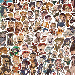 Genshin Impact Anime Stickers Decals for Laptop Phone Skateboard Car Bike (ONLINE ORDER ONLY)