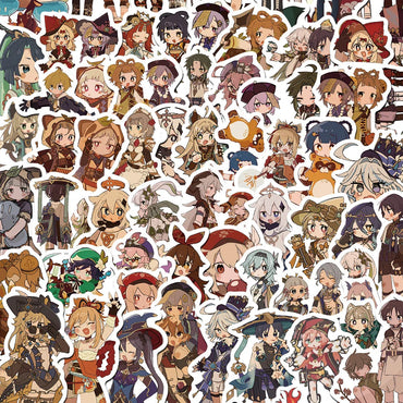 Genshin Impact Anime Stickers Decals for Laptop Phone Skateboard Car Bike (ONLINE ORDER ONLY)