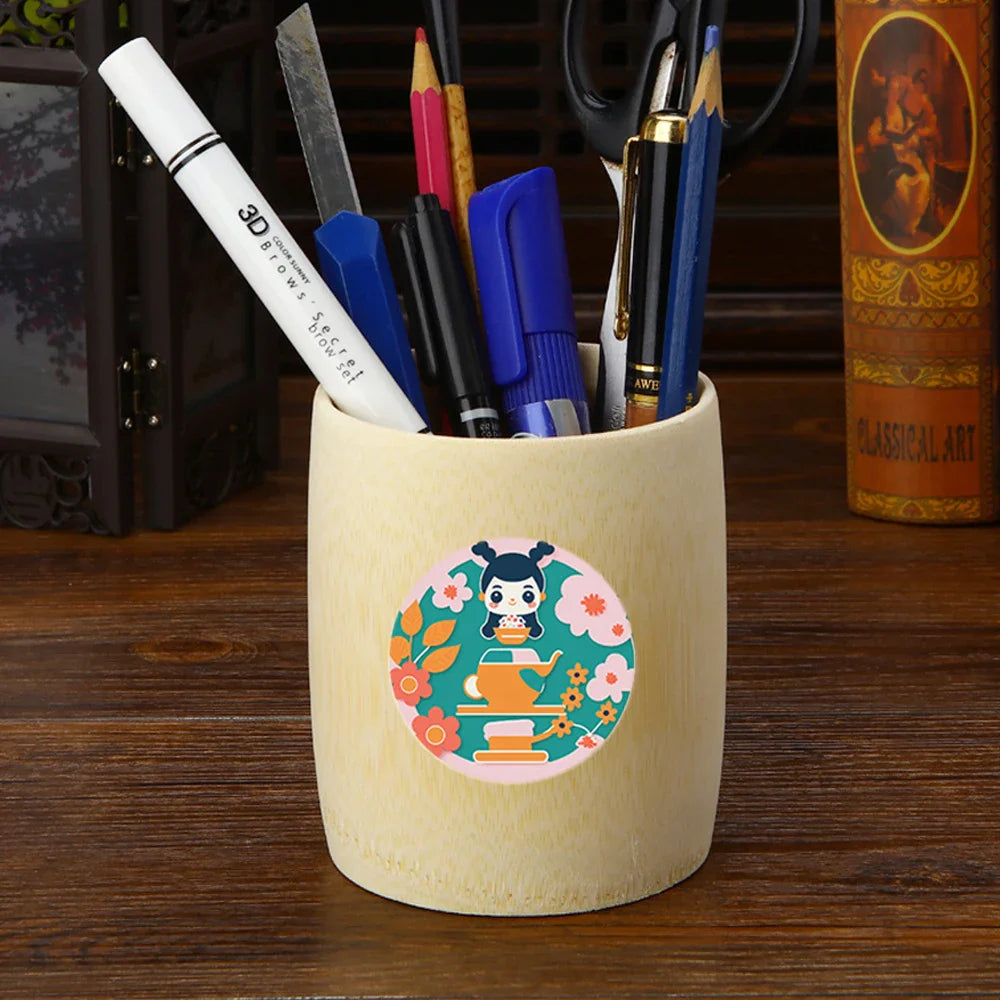 100-500pcs Cute Reward Sticker 1inch Cartoon Animal Stickers For Kids Gift Decor Envelope Sealing Labels Stationery Stickers (ONLINE ORDER ONLY)