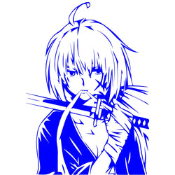 Japanese Anime Car Sticker Individual Decoration Door Donnet External Parts Waterproof Die-Cutting PVC Vinyl Decals (ONLINE ORDER ONLY)