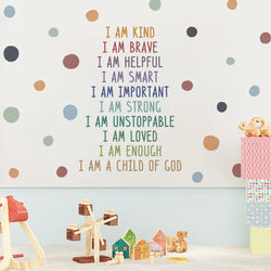 Kids Motivational Wall Sticker - Classroom & Bedroom Decor (Online Order Only)